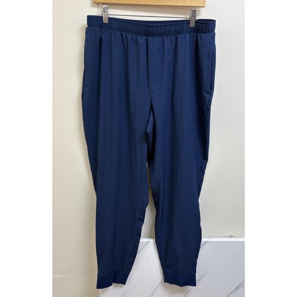 DSG Mens Navy Athletic Joggers Quick Dry Stretch Pants Size L - Picture 1 of 5